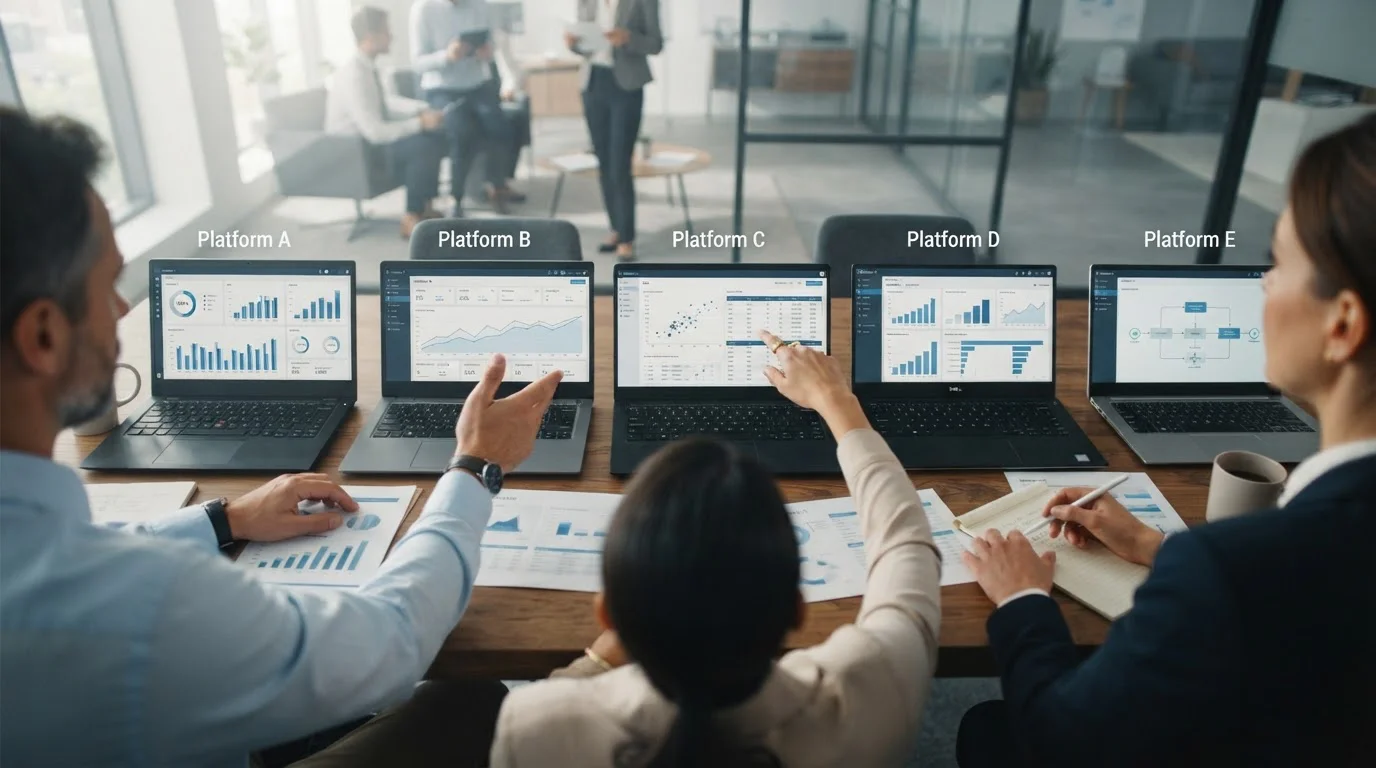 Comparativa de proveedores de software sportsbook mostrando diferentes modelos de gestión